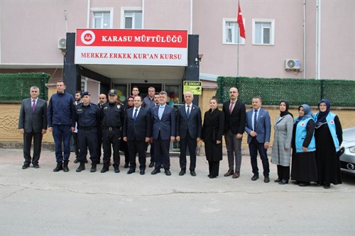 Sayın Kaymakamımız Mehmet Uğur ARSLAN Karasu Müftülüğünü ziyaret etti.