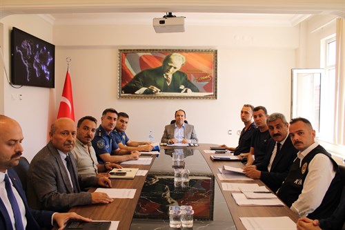 Sayın Kaymakamımız Mehmet Uğur ARSLAN başkanlığında Liman Güvenlik toplantısı gerçekleştirildi.